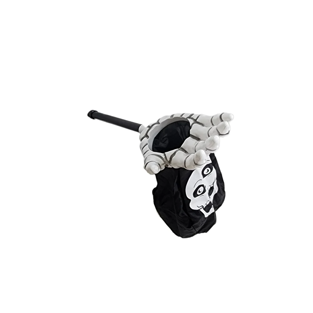 Spirit Halloween Skull Loot Scoop Treat Bag Skeleton Hand Candy Bag Costume Prop
